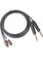 1,5M / 5Ft 2X6,35Mm 1/4 Inç Jak - 2 Rca Ofc Ses (Yurt Dışından) 3