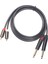 1,5M / 5Ft 2X6,35Mm 1/4 Inç Jak - 2 Rca Ofc Ses (Yurt Dışından) 5