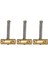 3X Gitar Köprüsü Eyer Pirinç Set Pirinç Eyer Elektro Gitar Parçaları Için (Yurt Dışından) 3