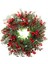 Kırmızı Meyveler Noel Çelengi Düğün Dış Ev Dekorasyonu Için Asılı Süsü (Yurt Dışından) 1