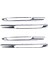 4pcs Front Bumper Fog Light Grille Chrome Trim Molding Left Right For W212 09-12 2128851574 2128851674 (Yurt Dışından) 1