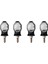 4pcs Universal Motorcycle Turn Signal Indicator Light Lamp Bulbs Black 12V (Yurt Dışından) 1