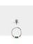 Baget Zümrütlü Halka Piercing, 10-12 mm , 1.2 Mm, 14K Sarı-Beyaz-Kırmızı Altın | LC00016E 1