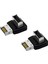 2x Bilgisayar Anakartı Tip-E USB 3.1 Arayüzü 90 Derece Direksiyon Dirseği Ön Tip-C Takılı Adaptör (PH74A) (Yurt Dışından) 1