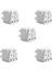 5x Us Trav Plug Adapter Eu/uk/au/ın/cn/jp/asia/ıtaly/brazil To Usa (Type B), 3 Usa Plug, Charger Converter White (Yurt Dışından) 1