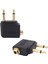 5pcs 3.5mm Plug Adaptor Jack Audio Headphone Converter Adapter Headset Connector For Airline Airplane Trav Earphone (Yurt Dışından) 1