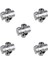 5x Abs Chrome 3 Way Diverter Hose Fitting T Shape Adapter Connector For Angle Valve Hose Bath Shower Arm Toilet (Yurt Dışından) 1