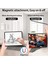 Samsung Galaxy Tab S9 Fe Plus 12.4 Inç Uyumlu Ekran Koruyucu Magnetic (Mıknatıslı) Kağıt Hissiyatlı 5