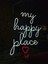 Cizgineon My Happy Place Işıklı Neon Led Duvar Dekarasyon 1