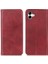 Samsung Galaxy A05 4g Kasa Bölünmüş Deri Kapak Stand Cowhide Doku Telefon Kabuğu (Yurt Dışından) 1
