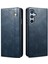 Samsung Galaxy M34 5g / F34 5g Stand Cüzdan Kılıfı Mumsu Çılgın At Dokusu Pu Deri Telefon Kabuğu Kapağı (Yurt Dışından) 1
