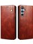 Samsung Galaxy M34 5g / F34 5g Stand Cüzdan Kılıfı Mumsu Çılgın At Dokusu Pu Deri Telefon Kabuğu Kapağı (Yurt Dışından) 1
