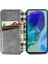 Samsung Galaxy M55 5g / C55 5g / F55 5g Deri Eşkenar Dörtgen Folyo Flip Telefon Kapağı (Yurt Dışından) 2