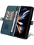 Samsung Galaxy Z Fold6 5g Pu Deri Güçlü Manyetik Çevirme Kapak (Yurt Dışından) 5