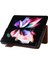 Samsung Galaxy Z Fold 4 Için Telefon Kılıfı - Kahverengi (Yurt Dışından) 5
