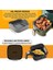 5,5 L Kare Basınçlı Hava Fritözü Aksesuarları, Ninja 5,5 L, 6 L, 6,2 L Hava Fritözü Için (Yurt Dışından) 4