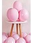 Makaron Pembe 10 Adet Pastel Mat Balon Büyük Boy 30 cm 1
