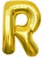 Altın Folyo Balon 16" Inç 40 cm R Harfi 1