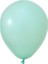 Su Yeşili Rengi Balon 20 Adet Pastel Mat Balon Büyük Boy 30 cm 3