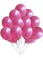 Fuşya 10 Adet Metalik Balon Büyük Boy 30 cm 1