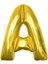 Altın Folyo Balon 16" Inç 40 cm A Harfi 1