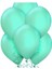 Su Yeşili Rengi Balon 10 Adet Pastel Mat Balon Büyük Boy 30 cm 2