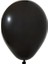 Siyah Rengi Balon 20 Adet Pastel Mat Balon Büyük Boy 30 cm 2