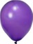 Mor 10 Adet Metalik Balon Büyük Boy 30 cm 2