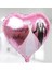 Gelin Damat Kalp Folyo Balon 18inç 1