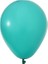 Turkuaz Mavi Balon 10 Adet Pastel Mat Balon Büyük Boy 30 cm 1