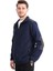 Softshell Garnili Polar Ceket - Lacivert- Zenobya 3