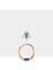 Baget Safirli Halka Piercing, 10-12 mm , 1.2 Mm, 14K Sarı-Beyaz-Kırmızı Altın | LC00016S 1