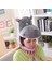 Kış Peluş Hayvan Şapkası Sevimli Hippo Heapwear Yumuşak Headcover Kostüm (Yurt Dışından) 3