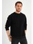 Bisiklet Yaka Uzun Kollu Sweatshırt (UNX37400) 5