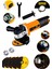 Amerikan 4500 Watt Metal Şanzuman Çift Bakır Sargı Avuç İçi Taşlama Demir Metal Kesme Makinası +5taş 1