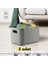 3 Adet Gri 21LT Organizer Kutu 241825 1