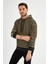 Çizgili Kapüşonlu Sweatshırt (UNX00242) 3