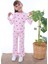 Pjk2i Kalp Desenli Pembe Fitilli 2 Ip %100 Pamuk Kız Çocuk Takımı 3-10 Yaş 7205-P 1