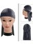 Erkek Kadife Uzun Tail Headwrap Chemo Şapka Gri (Yurt Dışından) 5