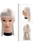 Mens Zarif Kadife Uzun Kuyruk Başlığı Beanie Chemo Hat Bej (Yurt Dışından) 4