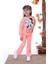 Pjk2i Minnie Desenli Somon Fitilli Taytlı 2 Ip %100 Pamuk Kız Çocuk Takımı 3-10 Yaş 7259-S 1