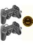 Ikili USB Kablolu Joystick Gamepad Oyun Kolu Konsolu Pc+ Ps3 Bilgisayar Laptop Uyumlu 1
