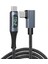 USB 4 Kablo, Thunderbolt 4 Kablo Için Dik Açı Pd 240 W Çift Uyumlu 8k Hd Ekran USB C Kablosu 8K@60Hz 40GBPS Veri Aktarımı (1.2m/4ft) ZR849 1