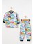 Araba Desenli Uzun Kol Pijama Takımı 74159 1