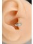 Gümüş Renk 6 mm Halka Piercing Tragus 1