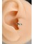 Gümüş Renk 6 mm Halka Piercing Tragus 1