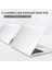 Apple Macbook 13.6' Air 2022 M2 A2681 Kılıf Şeffaf Kılıf Hava Menfezli Tam Koruma Kristal Kapak 3