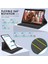 Samsung Galaxy Tab A9+ Plus 11 Inç Tablet Uyumlu 360 Döner Pu Deri Kılıf Seti SM-X210 2