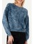 Kadın Asit Yıkamalı Oversize Sweatshirt 5