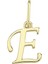 E Harfi Altın Kolye Ucu 1